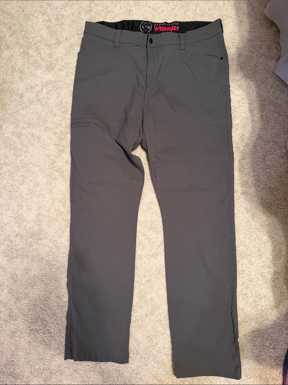 Wrangler Men's Dark Gray Performance Chinos